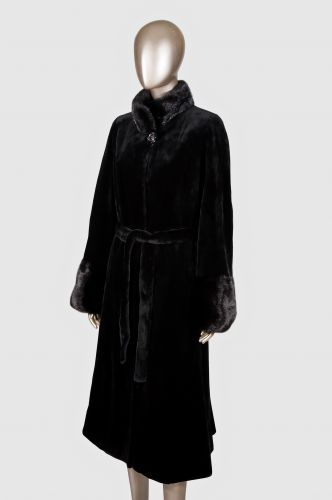 Шуба женская мех бобер