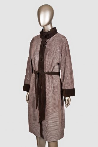 Пальто женское натуральная кожа