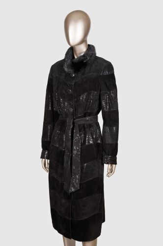 Пальто женское натуральная кожа