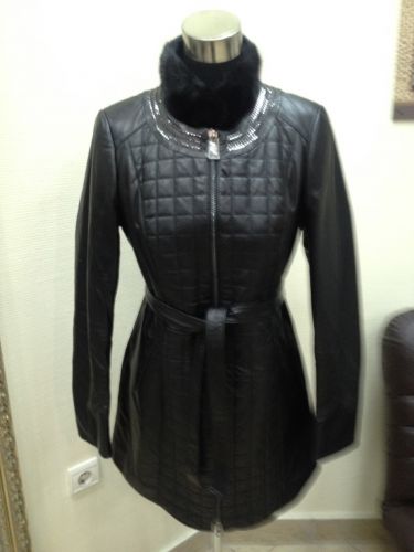 Плащ женский натуральная кожа